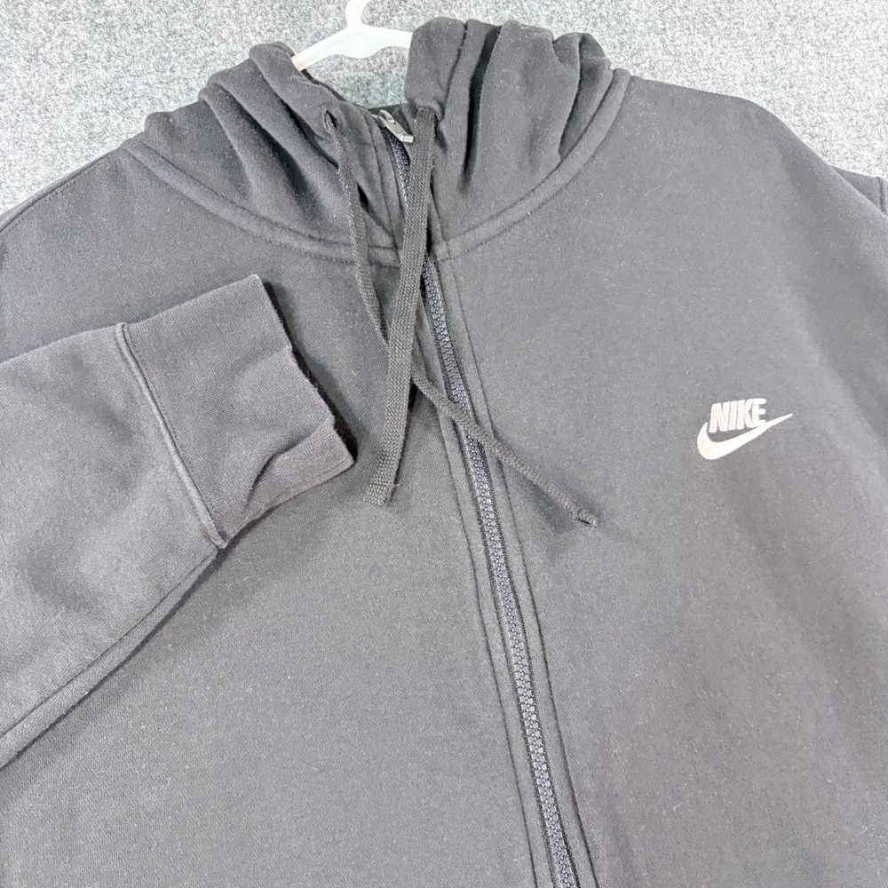 Nike Sportswear Club Fleece Full Zip Hoodie Black XXL Tall BV2645-010 Mens